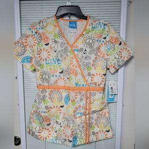 Womens size Small scrub top